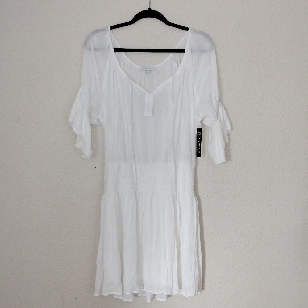 New York and Company white dress